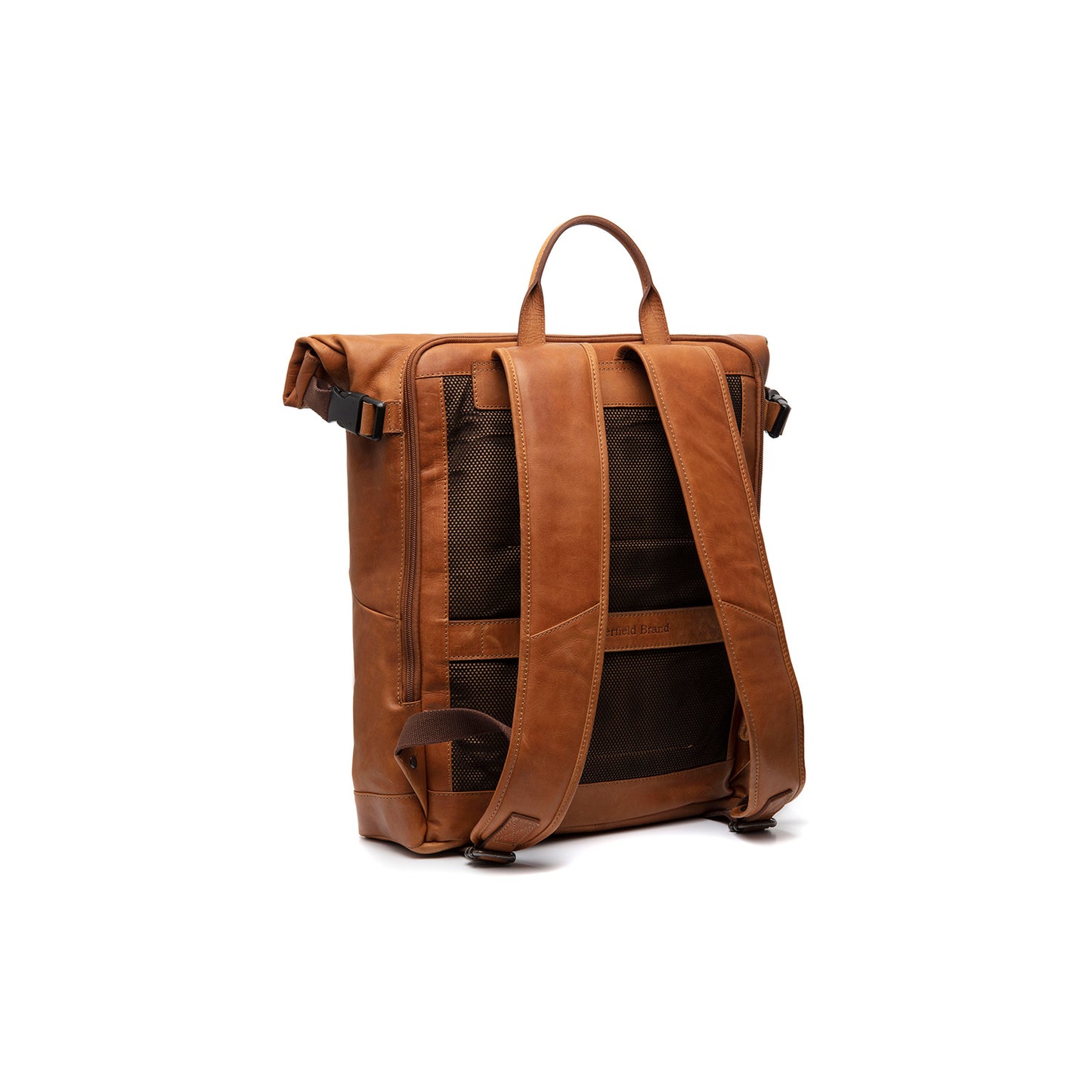 The Chesterfield brand-Liverpool Wax Backpack Cognac C58030931