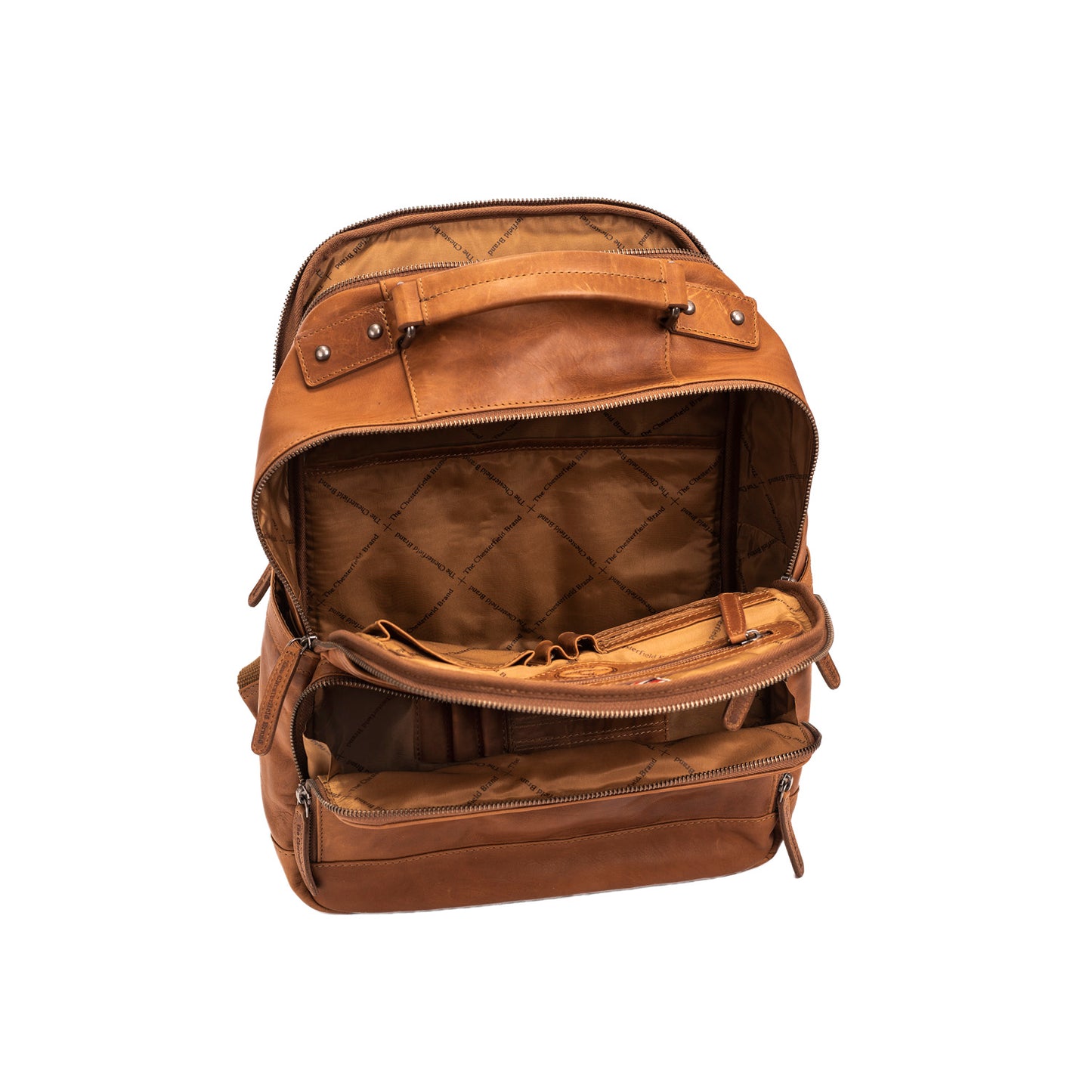 The Chesterfield Brand -Austin Waxed Backpack – Cognac C5801843