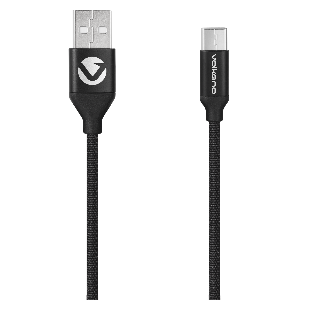 VOLKANO-WEAVE MICRO USB CABLE 3m VK-20146-BK
