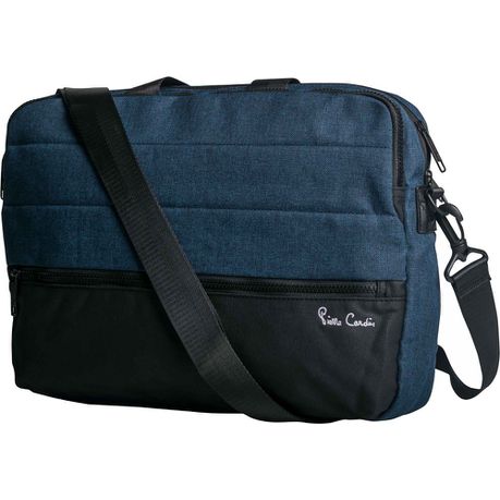 PIERRE CARDINE-LAPTOP SLING BLUE LLB00001BLBK