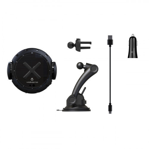 Volkano-Car Wireless Charger Kit VK-8201-BK