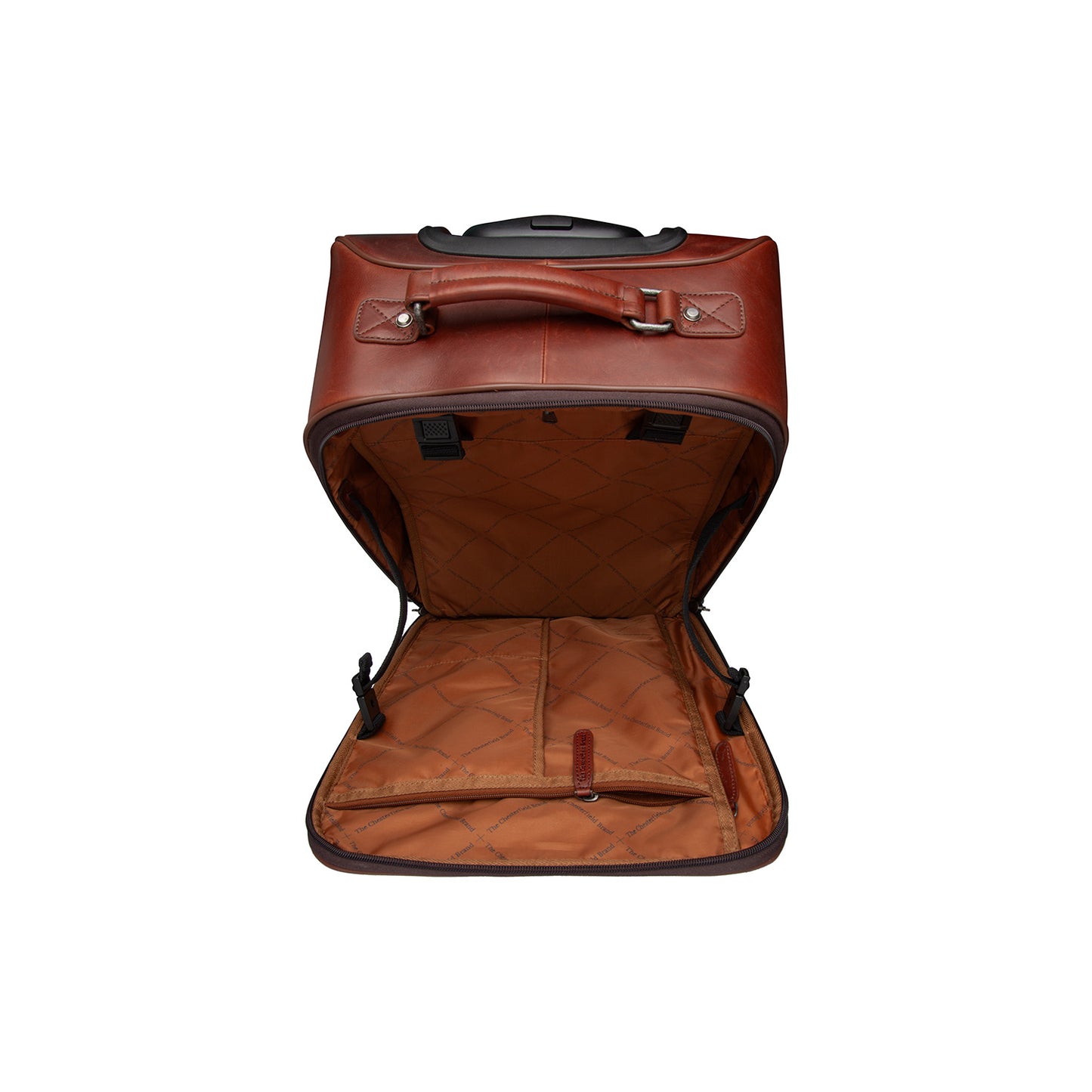 THE CHESTERFIELD BRAND-SAN MARINO CABIN LUGGAGE TROLLEY COGNAC C21500731