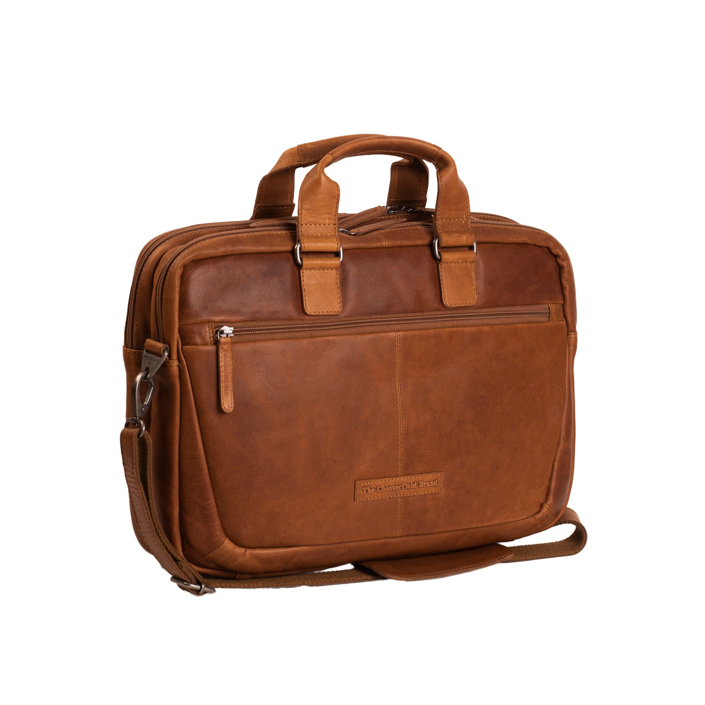 THE CHESTERFIELD BRAND-SETH BUSINESS BAG COGNAC C40101031