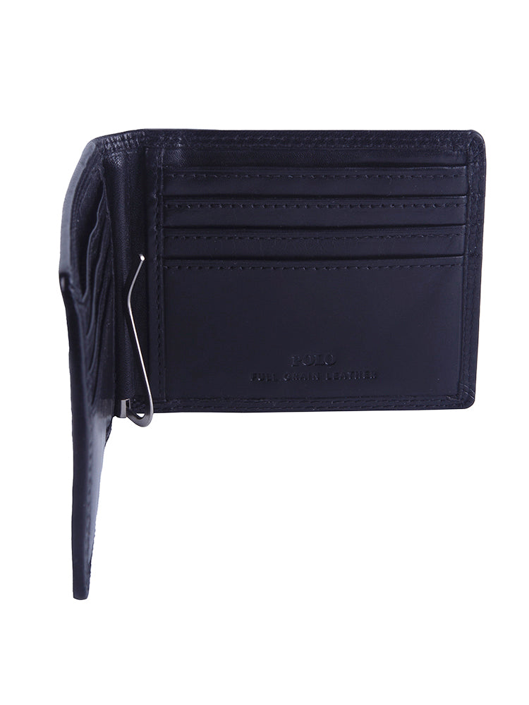 POLO-KENYA SMALLS MONEY CLIP WALLET BLACK PO450105