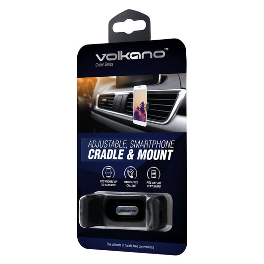 VOLKANO-CAR PHONE CRADLE VB-301-BK
